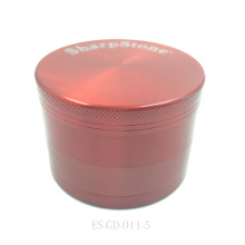 Colorful Chrome Plated Herbal Grinder for Crusher by Smoker (ES-GD-011-2S)